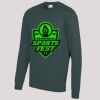AWDis Academy Kids Raglan Sweatshirt Thumbnail