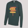 AWDis Academy Kids Raglan Sweatshirt Thumbnail