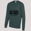 AWDis Academy Kids Raglan Sweatshirt Thumbnail