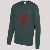 AWDis Academy Kids Raglan Sweatshirt Thumbnail